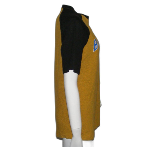 MILWAUKEE BREWERS Tee, M, Blue/Yellow, Logo, Cooperstown collection, Baseball - Picture 7 of 12